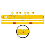 Αλφάδι υδραυλικών με μαγνήτη 100cm με 2 μάτια Type 80 M