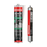Αρμόκολλα Πολυουρεθάνης PU 40FC φύσιγγα 300ml γκρι BENMAN