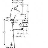 Μπαταρία Νιπτήρα Hansamotion Χρωμέ