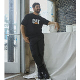 Μπλουζάκι Ανδρικό Κοντομάνικο T-Shirt TM Logo Μαύρο CAT