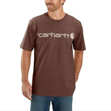 Μπλουζάκι Ανδρικό T-Shirt Core Logo Mocha Heather Καφέ