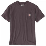 Μπλουζάκι Ανδρικό T-Shirt Relaxed Fit K87 Pocket Dark Sepia Carhartt 103296-BB3