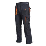 Παντελόνι Εργασίας King 245 Μαύρο/Πορτοκαλί Sara