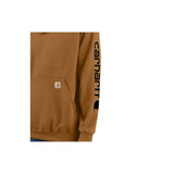 Φούτερ Ανδρική Με Κουκούλα Sleeve Logo Hooded Brown Καφέ