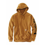 Φούτερ Ανδρική Με Κουκούλα Sleeve Logo Hooded Brown Καφέ