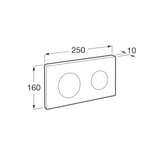 Roca PL10 DUAL Πλακέτα για Καζανάκια Διπλής Λειτουργίας