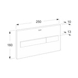 Roca PL7 DUAL Πλακέτα για Καζανάκια Διπλής Λειτουργίας