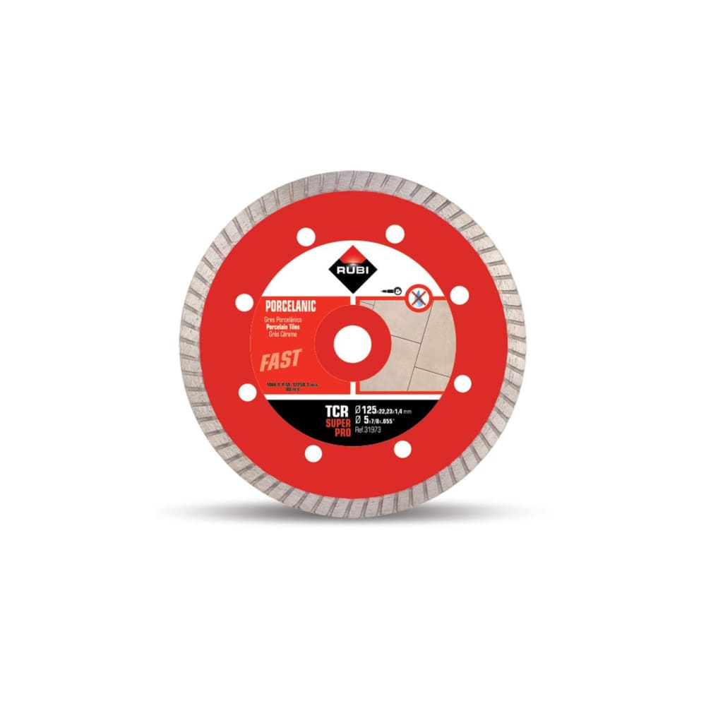 Δισκος Κοπής Πλακιδίων TCR Turbo 125 (5) RPRO RUBI 31973 -