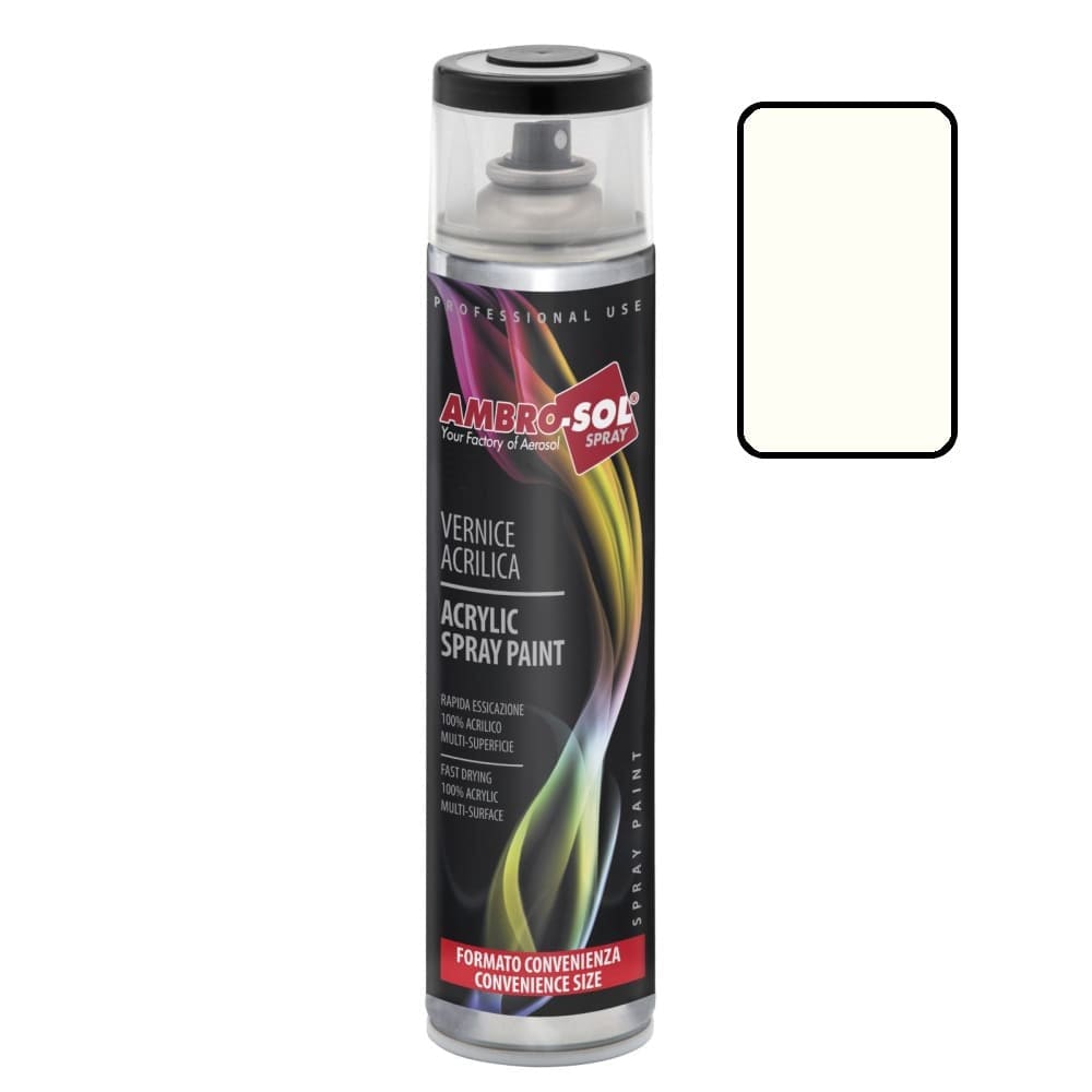 ΣΠΡΕΙ ΓΕΝΙΚΗΣ ΧΡΗΣΗΣ 600ML ΛΕΥΚΟ GLOSS (RAL 9010) - Χρώματα