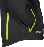 Κυνηγετικό Ελαστικό Softshell Jacket Klarbo Black/Lime Cofra