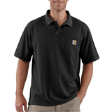 Μπλουζά Ανδρική Polo Κοντομάνικη Midweight Pocket Μαύρο Carhartt 106685-BLK