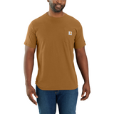 Μπλουζάκι Ανδρικό Force™ Relaxed T-Shirt Carhartt Brown Carhartt 106652-BRN