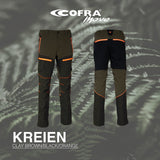 Κυνηγετικό Παντελόνι Cofra Kreien clay brown/black/orange