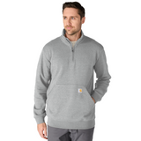 Μπλούζα Φούτερ Loose Fit Midweight Quarter Zip Mock Neck Carhartt 105294-HGY