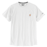 Μπλουζάκι Ανδρικό Force Relaxed Fit Short-Sleeve Pocket T-Shirt Carhartt 106652-WHT