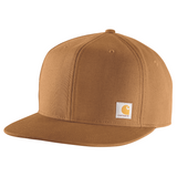 Καπέλο Firm Duck Flat Brim Cap Carhartt Brown Carhartt 106665-211