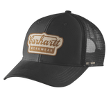 Καπέλο Rugged Flex™ Twill Mesh-Back Script Patch Cap Black Carhartt 106738-N04