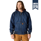 Μπουφάν Εργασίας Loose Fit Denim Active Jac - 2 Warmer Rating Carhartt 106976-HR4