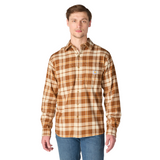 Πουκάμισο Ανδρικό Rugged Flex Relaxed Fit Midweight Flannel Long-Sleeve Plaid Carhartt 107010-BRN