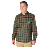 Πουκάμισο Ανδρικό Rugged Flex Relaxed Fit Midweight Flannel Long-Sleeve Plaid Carhartt 107010-GS8