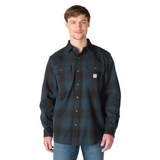 Πουκάμισο Ανδρικό Loose Fit Heavyweight Flannel Long-Sleeve Plaid Carhartt 107013-HV8