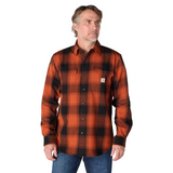 Πουκάμισο Ανδρικό Loose Fit Heavyweight Flannel Long-Sleeve Plaid Carhartt 107013-RG0