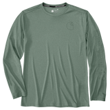 Μπλουζάκι Αντηλιακό Force Sun Defender LS Logo Green Slate Heather Carhartt 107202-GO6