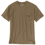 Μπλουζάκι Ανδρικό Irvine Relaxed Hardwork Eagle T-Shirt Carhartt 107777-GR8