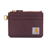 Πορτοφόλι Nylon Duck Zippered Card Keeper Deep Wine Carhartt B0000245-643OS