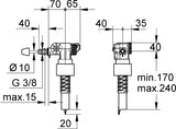 Φλοτέρ Για Καζανάκι Εντοιχισμού Grohe 37095000