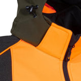 Κυνηγετικό Softshell Jacket Cofra Seewald clay brown/black/orange