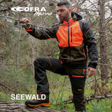 Κυνηγετικό Softshell Jacket Cofra Seewald clay brown/black/orange