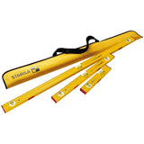 Αλφάδια Σετ με μαγνήτη 30cm (2 μάτια), 60cm, 120cm με 3 μάτια Pro Set 80 ASM STABILA 19716