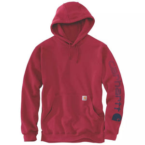 Ανδρικό Φούτερ Με Κουκούλα Loose Fit Midweight Logo Sleeve Graphic Industry Red Carhartt K288-R59