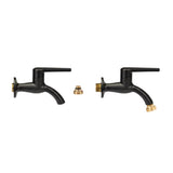 Βρύση Μπαλκονιού Αντιπαγωτική Μαύρη Sky Jade 1/2" Effebi 1750n