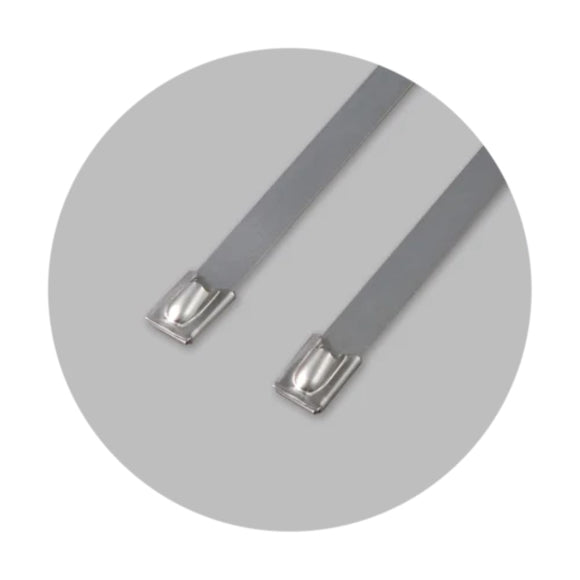 Δεματικά ανοξείδωτα με μπίλια 5mm