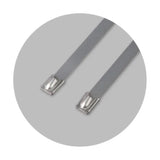 Δεματικά ανοξείδωτα με μπίλια 5mm