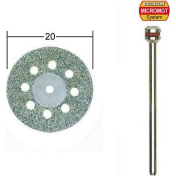 Διαμαντόδισκος Με Οπές Φ20mm Proxxon 28844 - Δίσκοι Κοπής