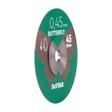 Διαμαντόδισκος Πολυεργαλείου Υγρής Κοπής Με Αξονάκι Για Πορσελάνη 45x0.45 Butterfly Distar