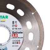 Διαμαντόδισκος Ξηρής Κοπής Για Πορσελάνη 115x1.1 Esthete 2.0 Distar