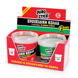 Εποξειδική κόλλα 2 ωρών 400gr A + B Durostick