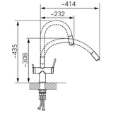 Ferro Zumba Filtrata Μπαταρία Κουζίνας Με Φίλτρο