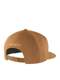 Καπέλο Firm Duck Flat Brim Cap Carhartt Brown Carhartt 106665-211