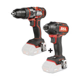 Κρουστικό Δραπανοκατσάβιδο + Παλμικό Κατσαβίδι 20V + 2x5Ah + Ταχυφορτιστή +Τσάντα Εργαλείων 3357E2 SKIL RED