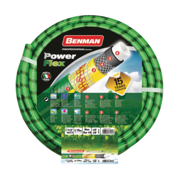 ΛΑΣΤΙΧΟ POWERFLEX 1/2’’x25m(ΠΡΑΣΙΝΟ)