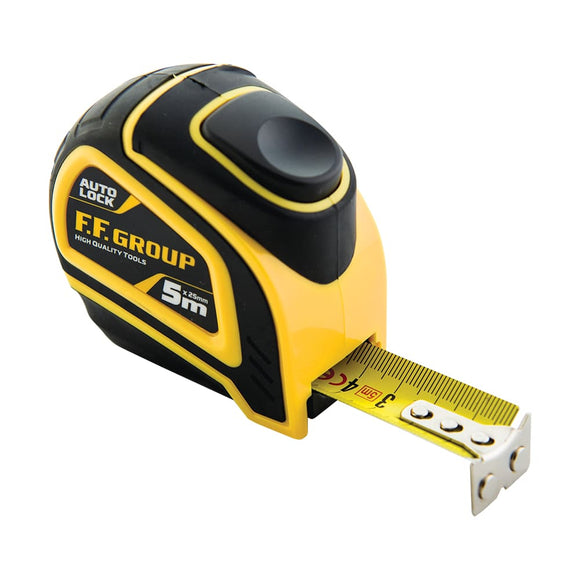 ΜΕΤΡΟ ΡΟΛΟ AUTO LOCK 5mX25mm FF GROUP 38268 - Μετροταινίες