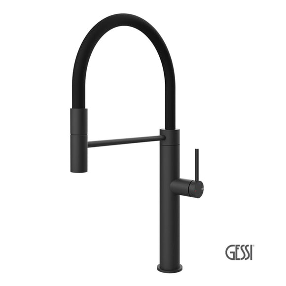 Μπαταρία Κουζίνας 316 Gessi Black Matt