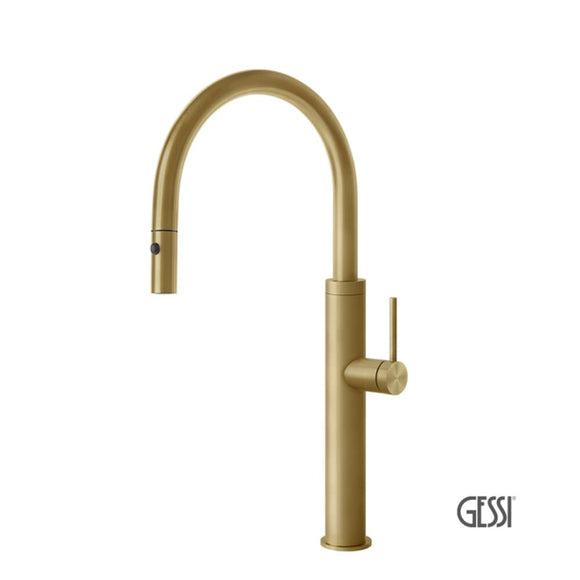 Μπαταρία Κουζίνας 316 Gessi Brass Brushed