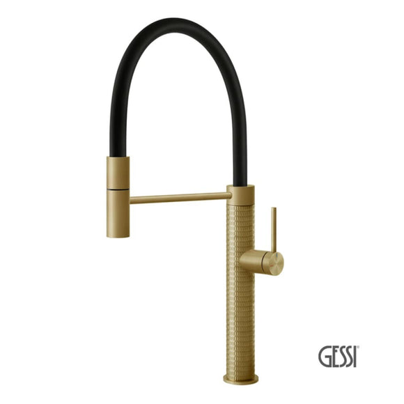 Μπαταρία Κουζίνας 316 MECCANICA Gessi Brass