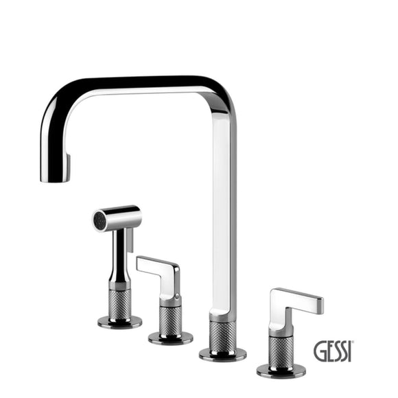 Μπαταρία Κουζίνας 4 οπών Inciso Gessi